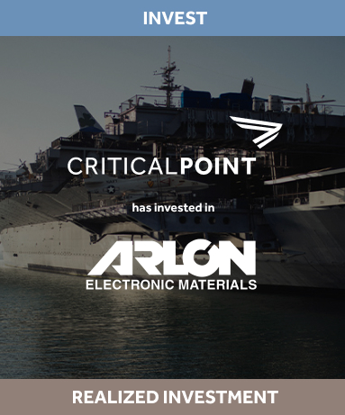 CriticalPoint has invested in Arlon